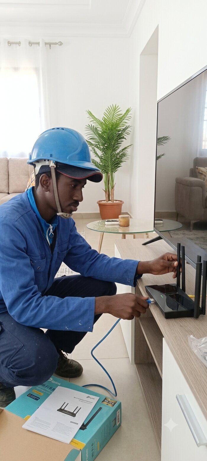 Installation et configuration d'un routeur Wi-Fi au domicile d'un client